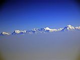 01 Flight To Kathmandu 02 Dhaulagiri Himal The early morning flight from Doha to Kathmandu turned into a mountain flight with the Dhaulagiri Himal perfectly visible to the north. Sit on the left side of the airplane to have a chance at this view.